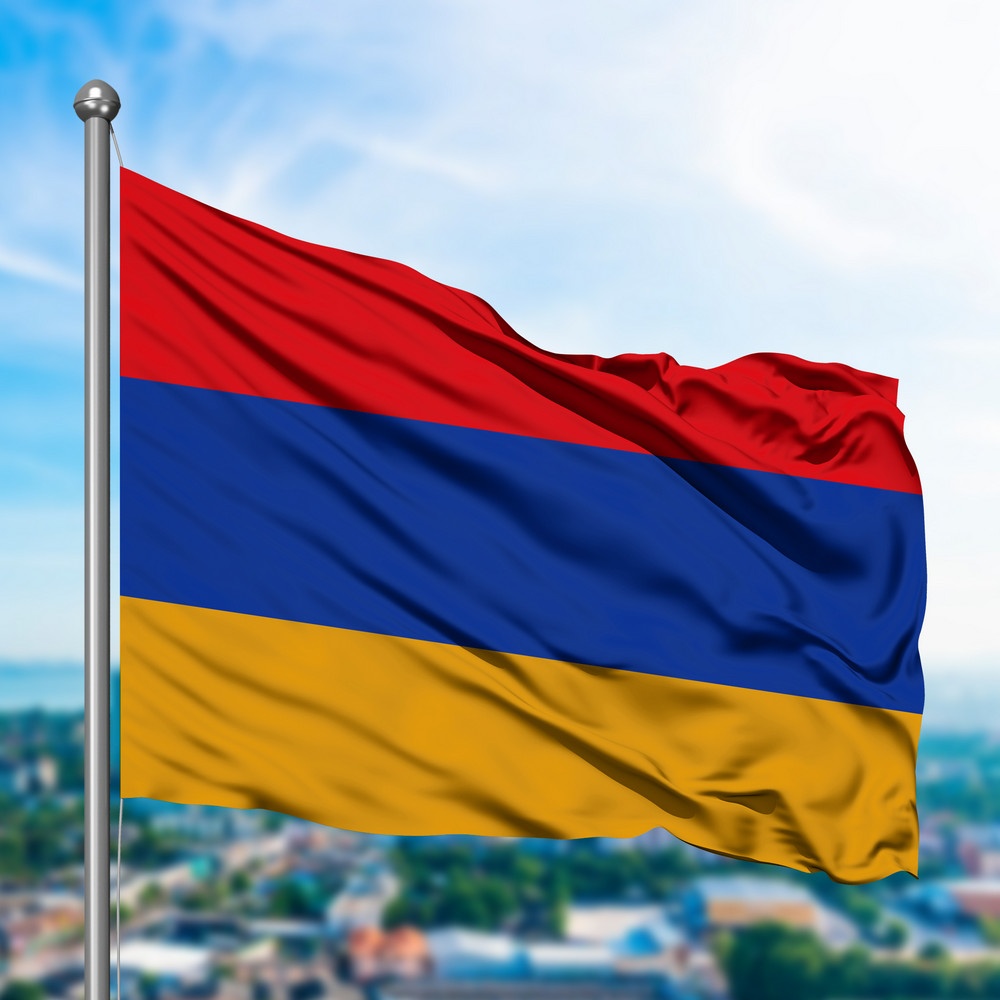 Флаг Армении купить - заказать, купить в Минске в интернет-магазине, цена,  доставка по РБ