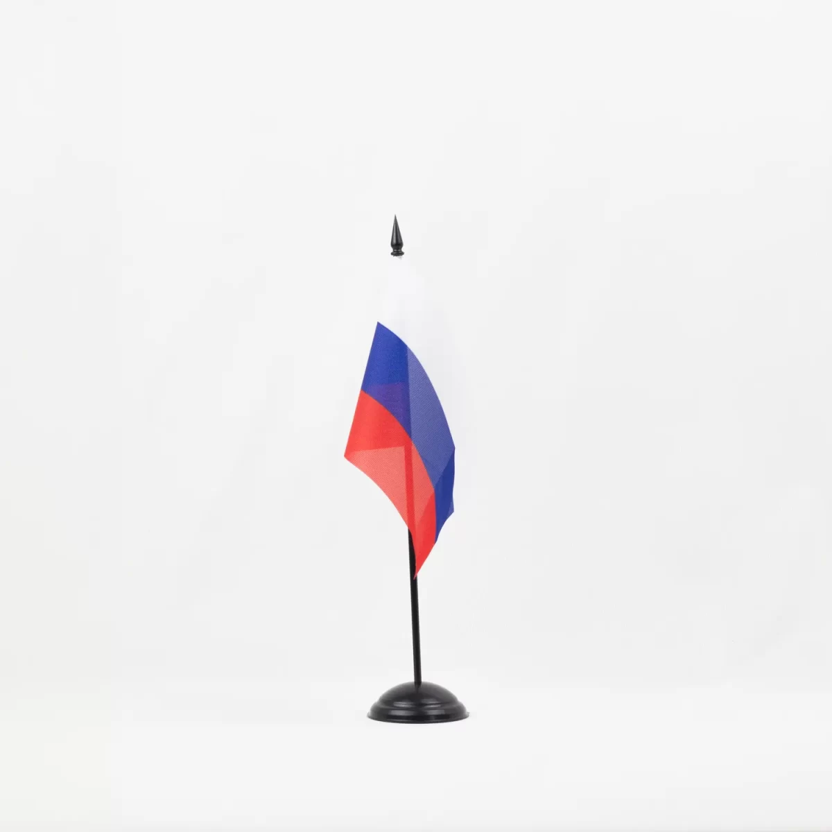 Настольный флаг России (РФ) 12х18 см сквозная печать