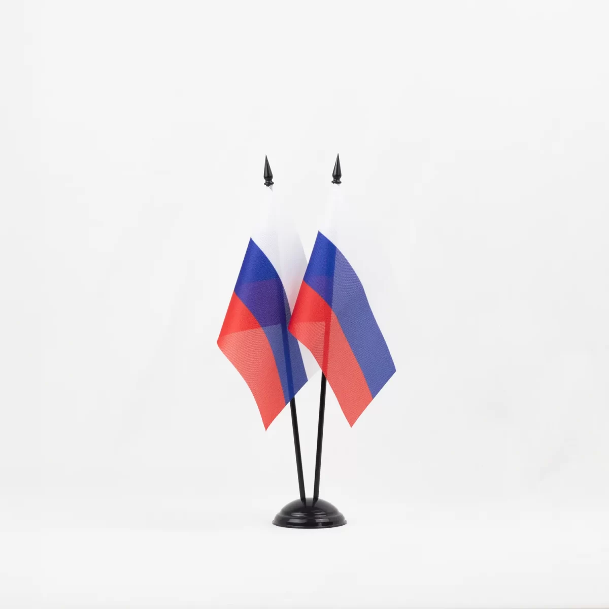 Настольный флаг России (РФ) 12х18 см сквозная печать