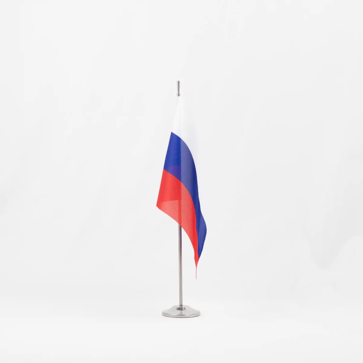 Настольный флаг России (РФ) 15х22 см сквозная печать