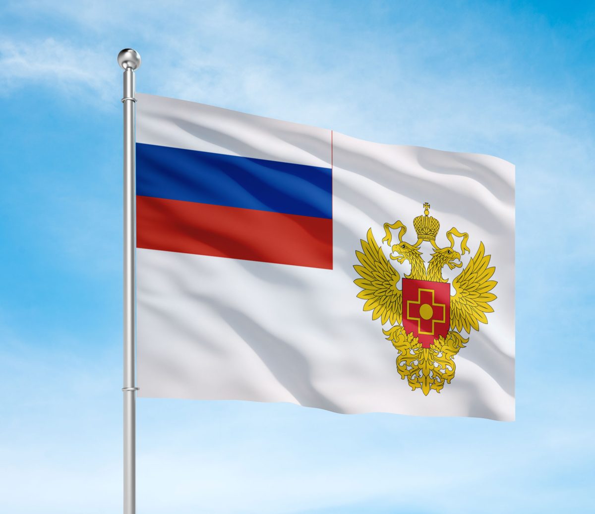Флаг ФМБА России