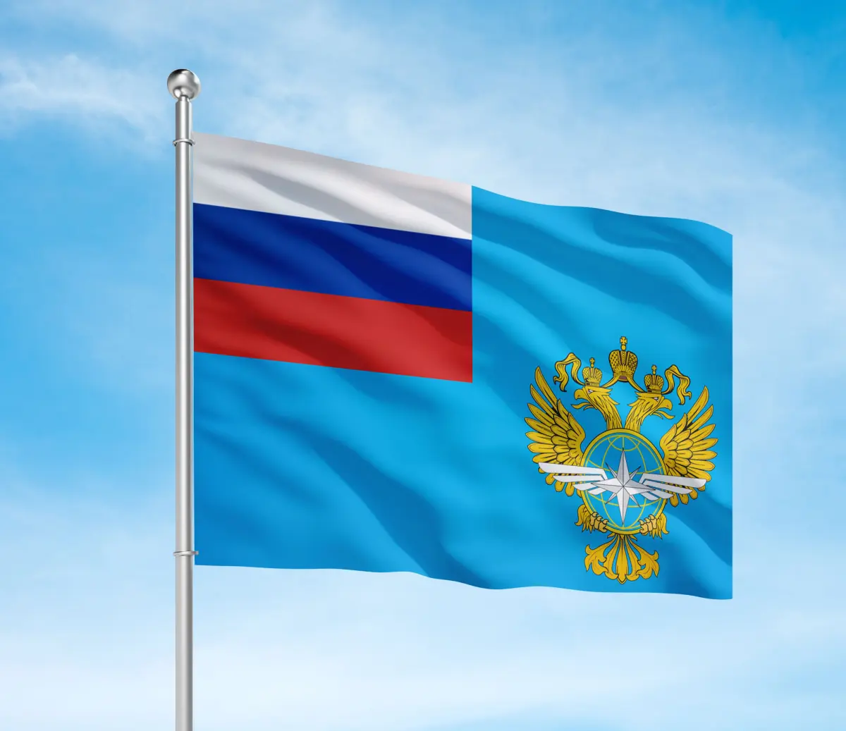 Еврофлаг 24 Флаг Минтранса Флаг Минтранса
