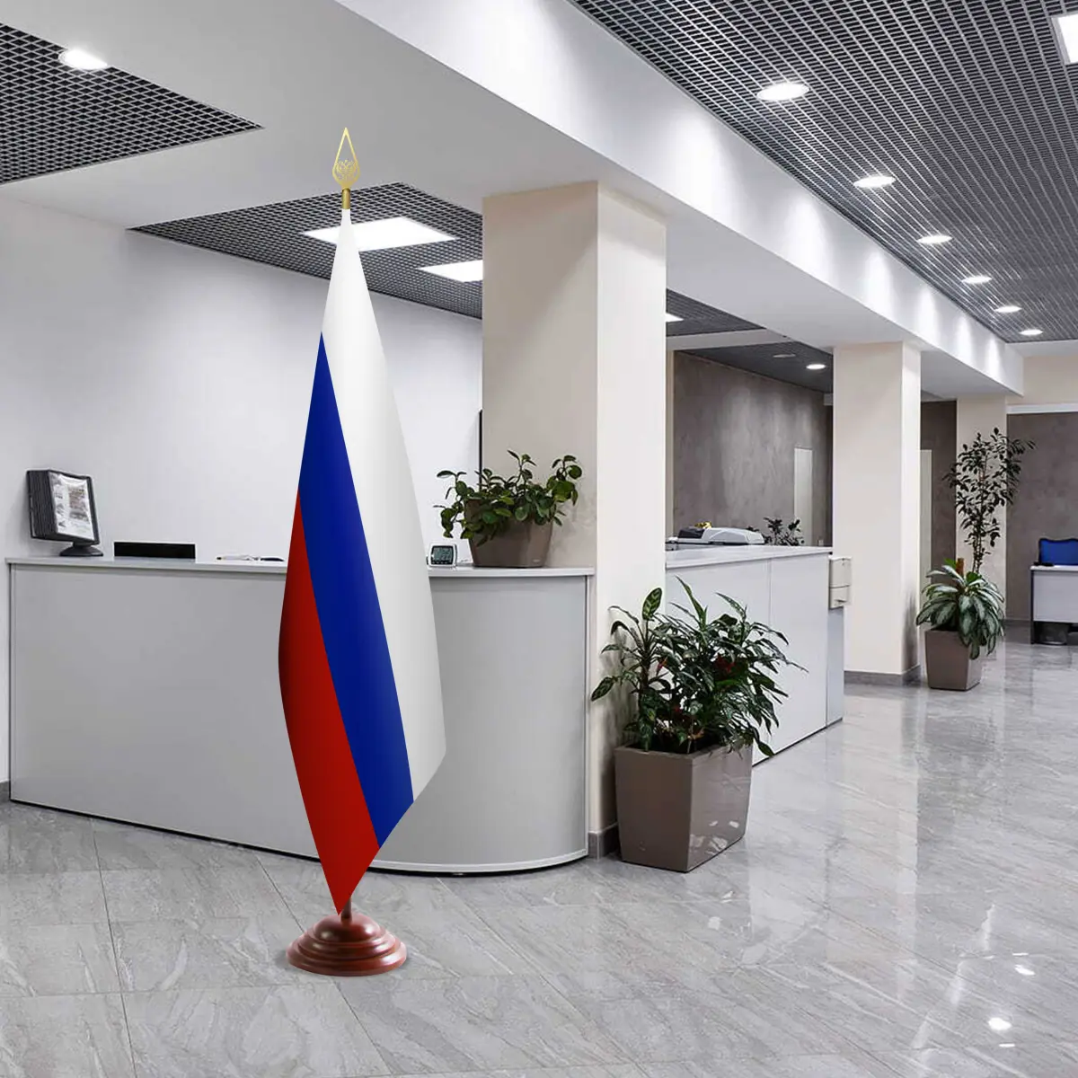 Еврофлаг---Кабинетный-флаг-России-4 Флаг России