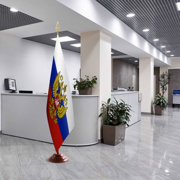Флаг России с гербом