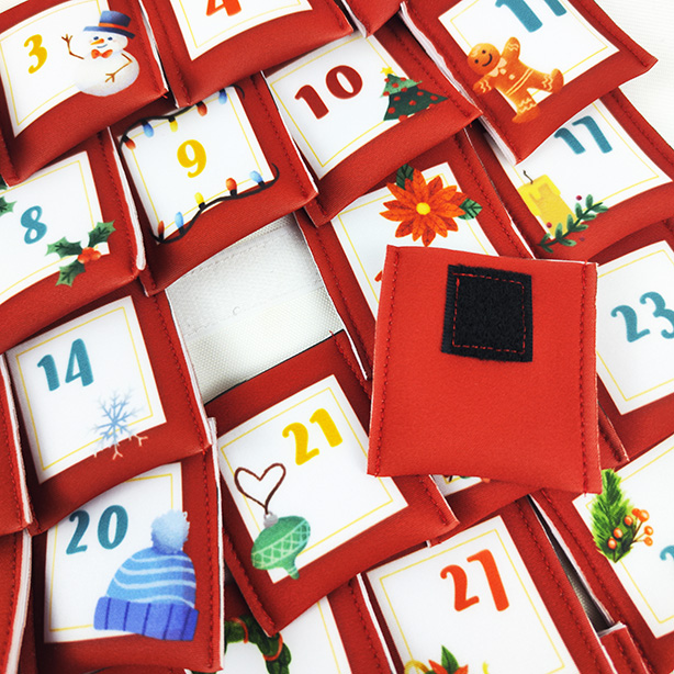 кармашки красного адвент календаря адвент календарь