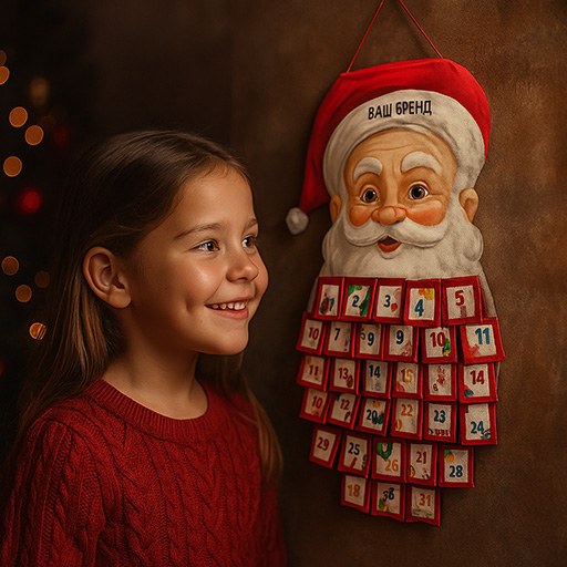 дед мороз адвент календарь адвент календарь