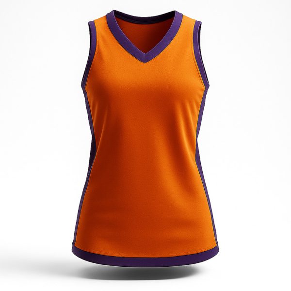 Баскетбольная майка женская V горловина