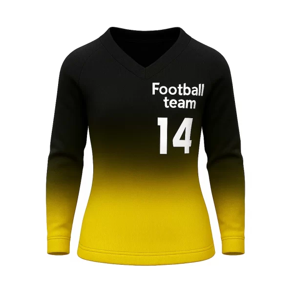 Футбольный лонгслив для девочек