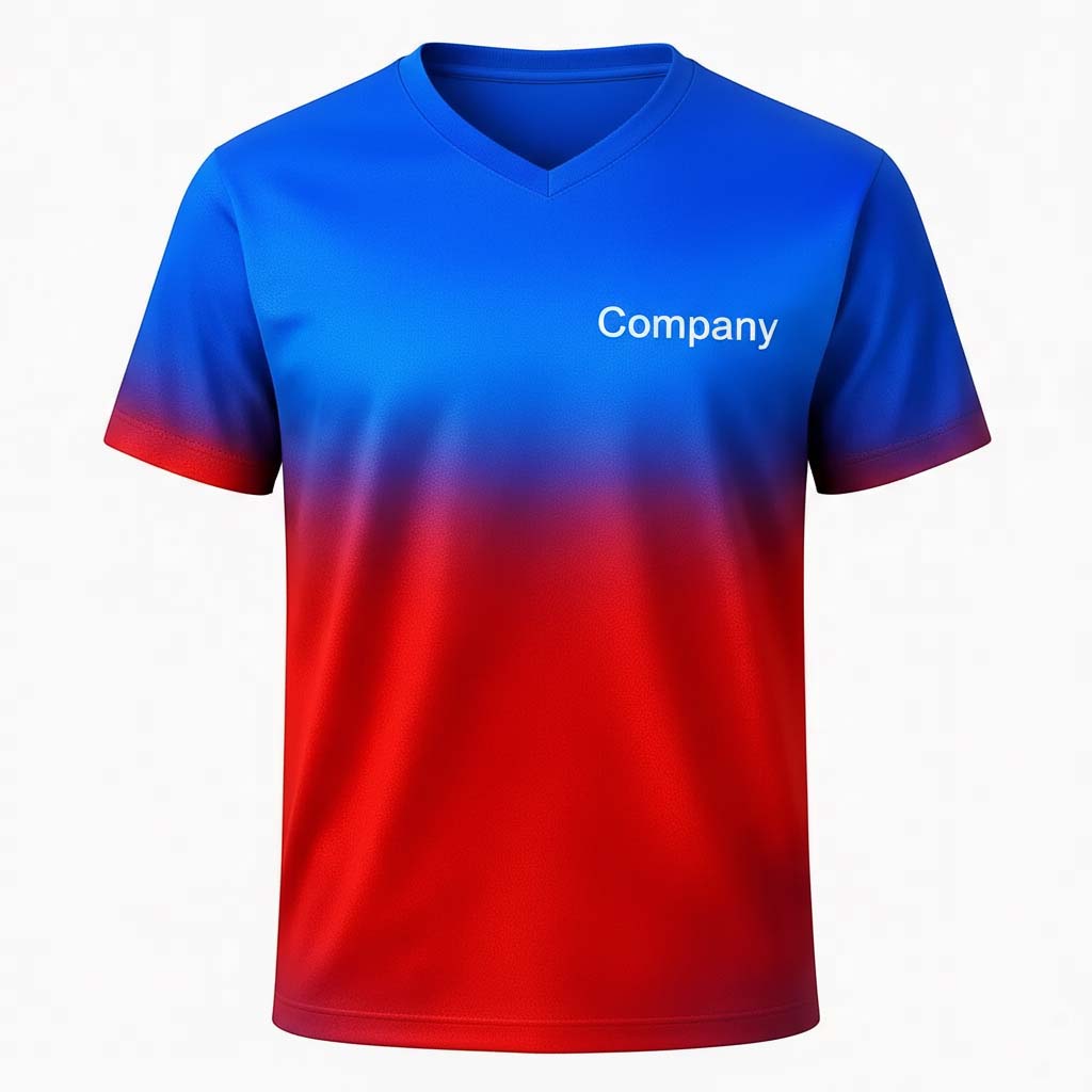 футболка с V-горловиной