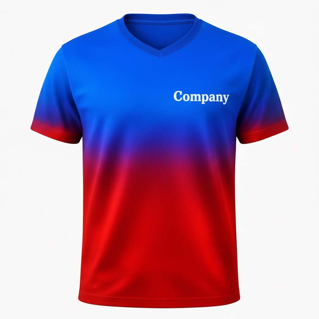 мужская футболка V-горловина