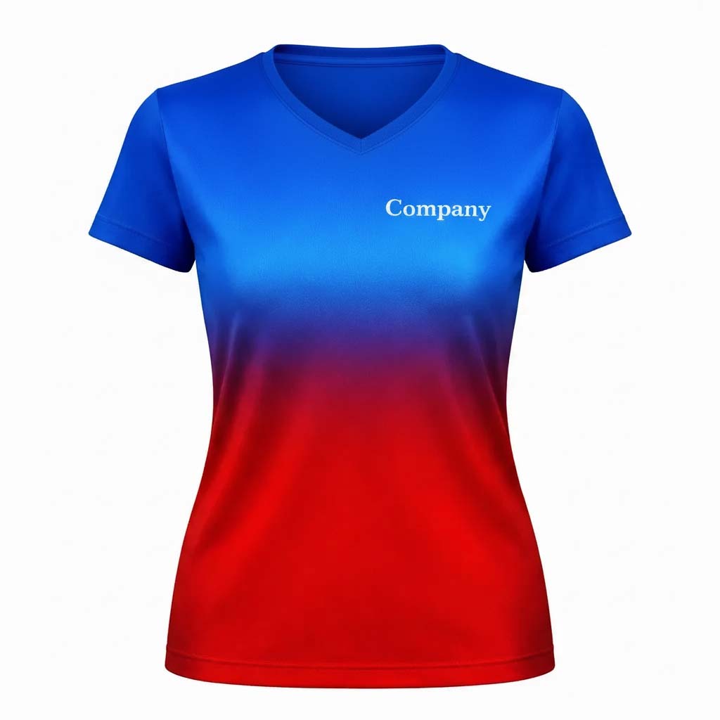 женская футболка V-горловина