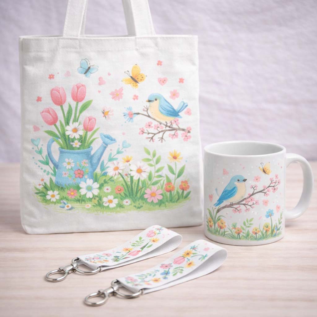 набор с птичкой и бабочкой